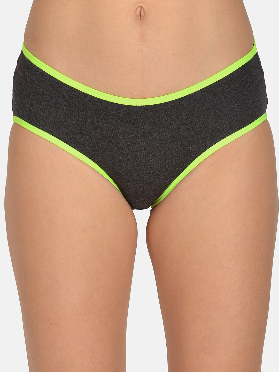 mod & shy Women Black Solid Hipster Briefs MU154M