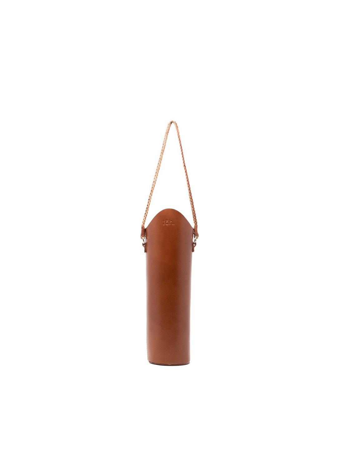 tohl Men Tan Leather Wine Bottel Holder