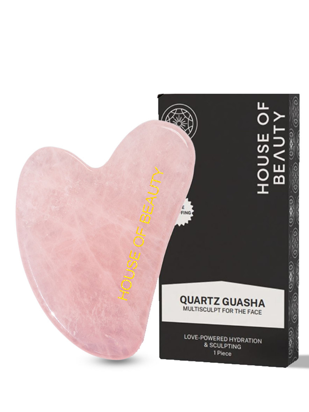 House of Beauty Rose Quartz Guasha