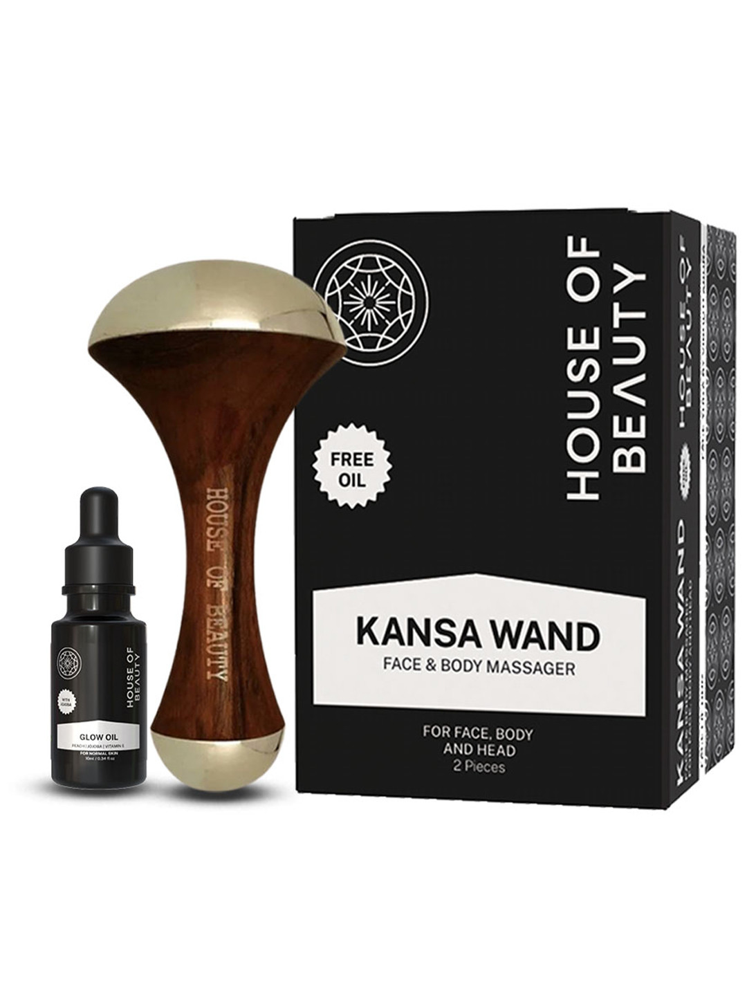 House of Beauty Kansa Cleansing Wand