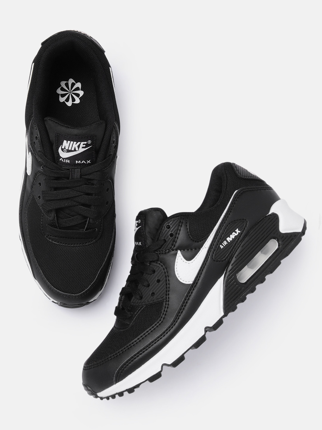 Nike Women Black Air Max 90 Sneakers