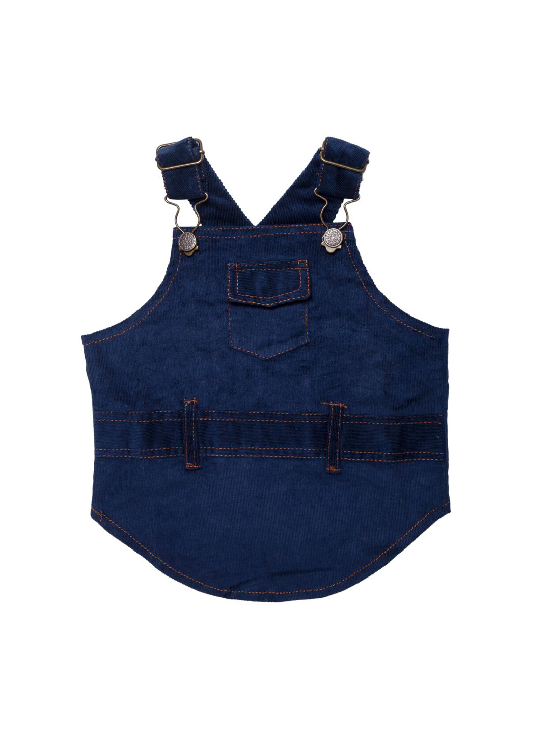 Lulala Blue Solid Pull Over Dog Dress