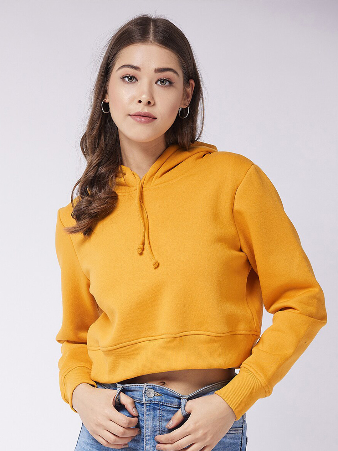 Miss Chase Women Mustard Sweatshirt