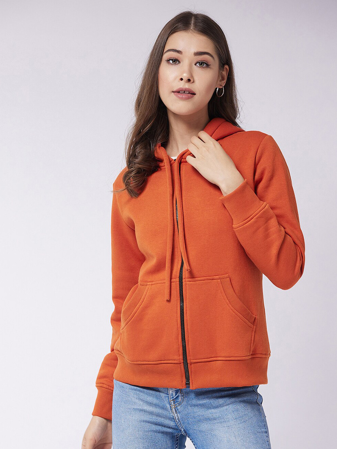 Miss Chase Women Rust Sweatshirt