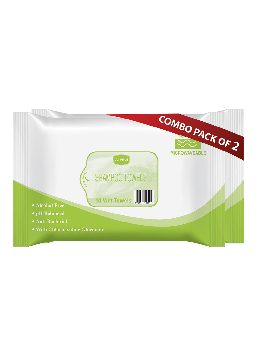 Ginni Set Of 2 Shampoo Towels