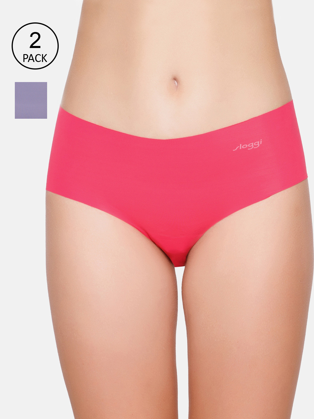 Sloggi Women Zero Feel Microfibre Seamless Shorts Brief - Pack of 2