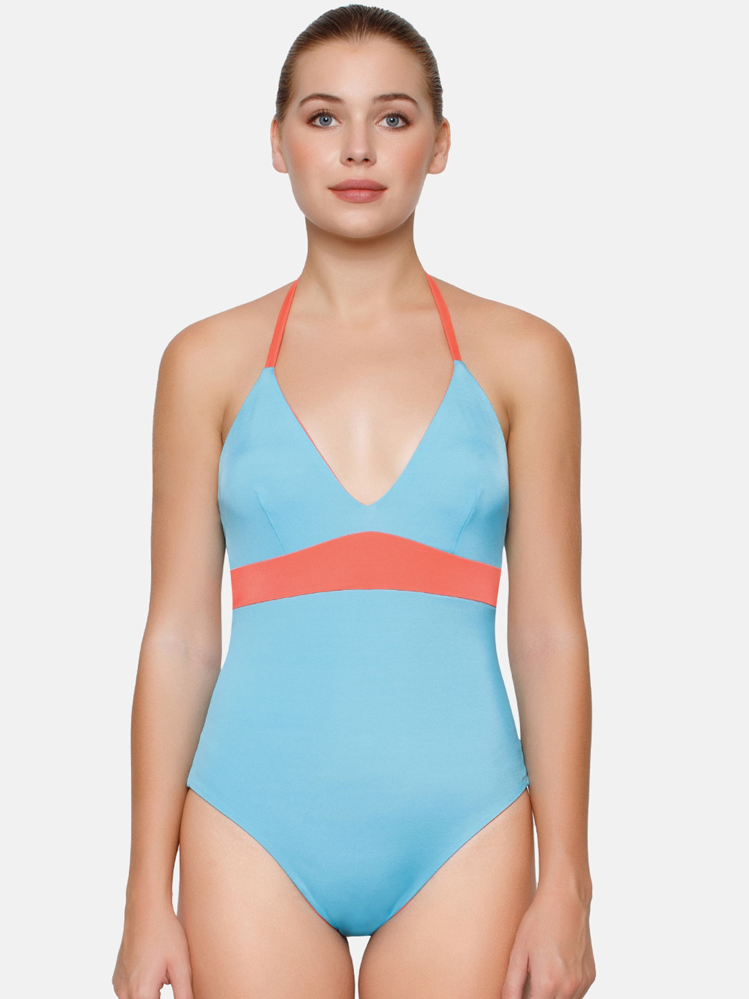 Sloggi Women Shore Kosrae Recycled Fabric In Built Sun Protection Reversible Onepiece Swimsuit