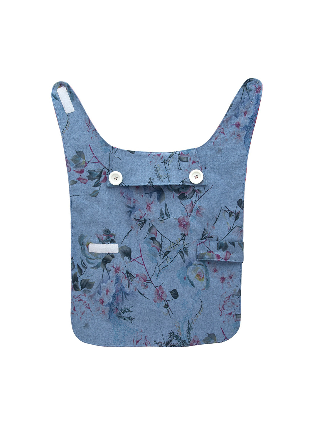 Lulala Blue & Pink Printed Cotton Dog Jacket