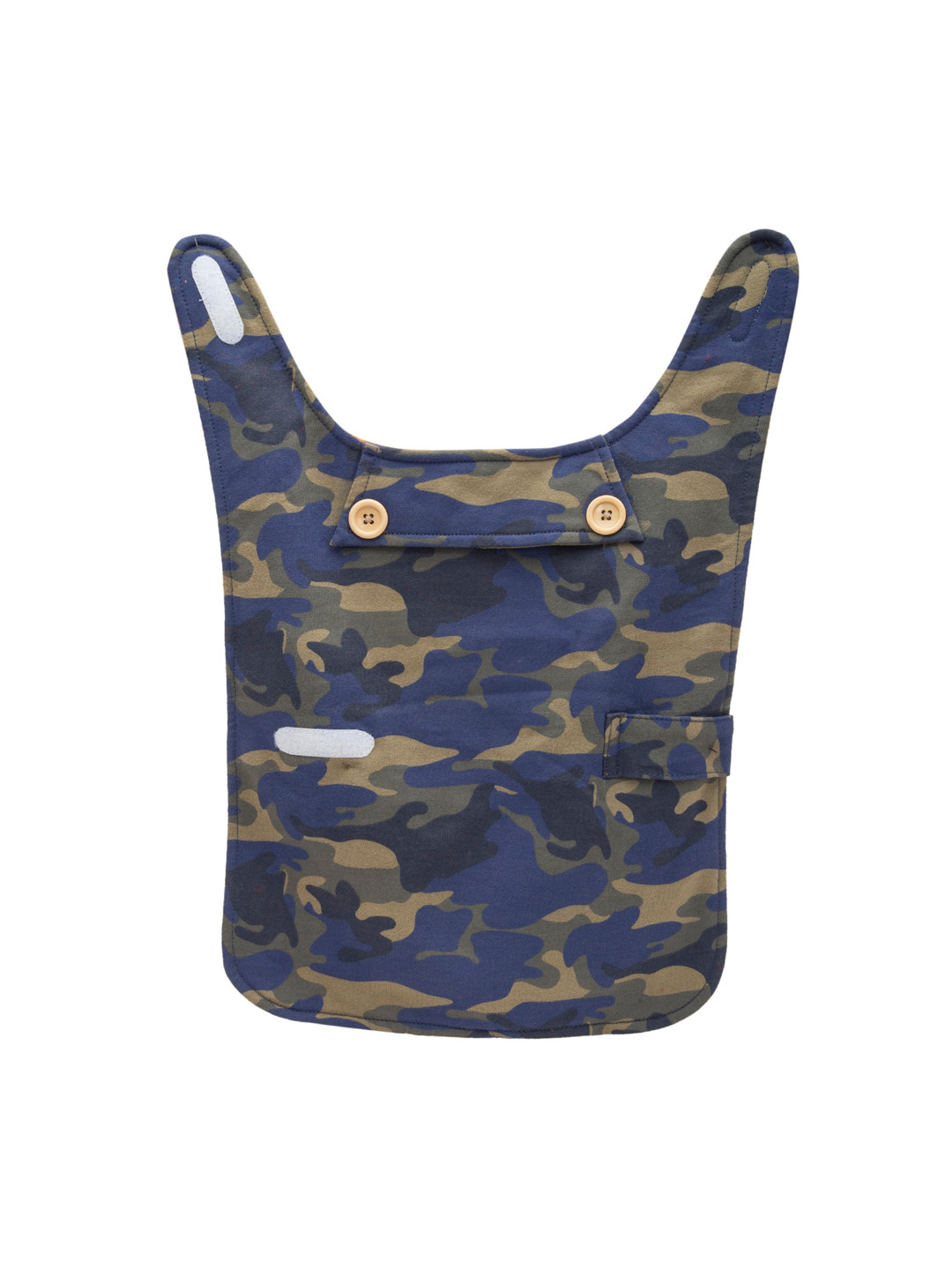 Lulala Blue Navy Blue Camouflage Cotton Dog Jacket