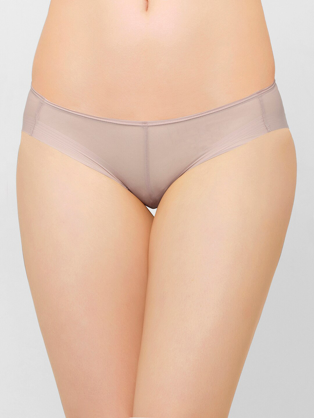 Wacoal Women Invisible Beige Solid Bikini Briefs WU1738-BE