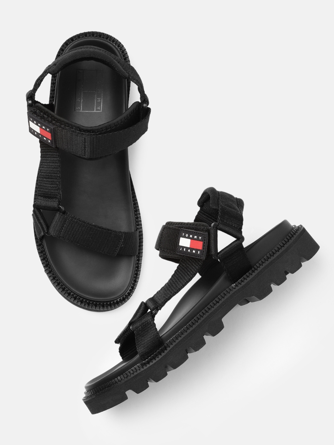 Tommy jeans strap sandals on sale