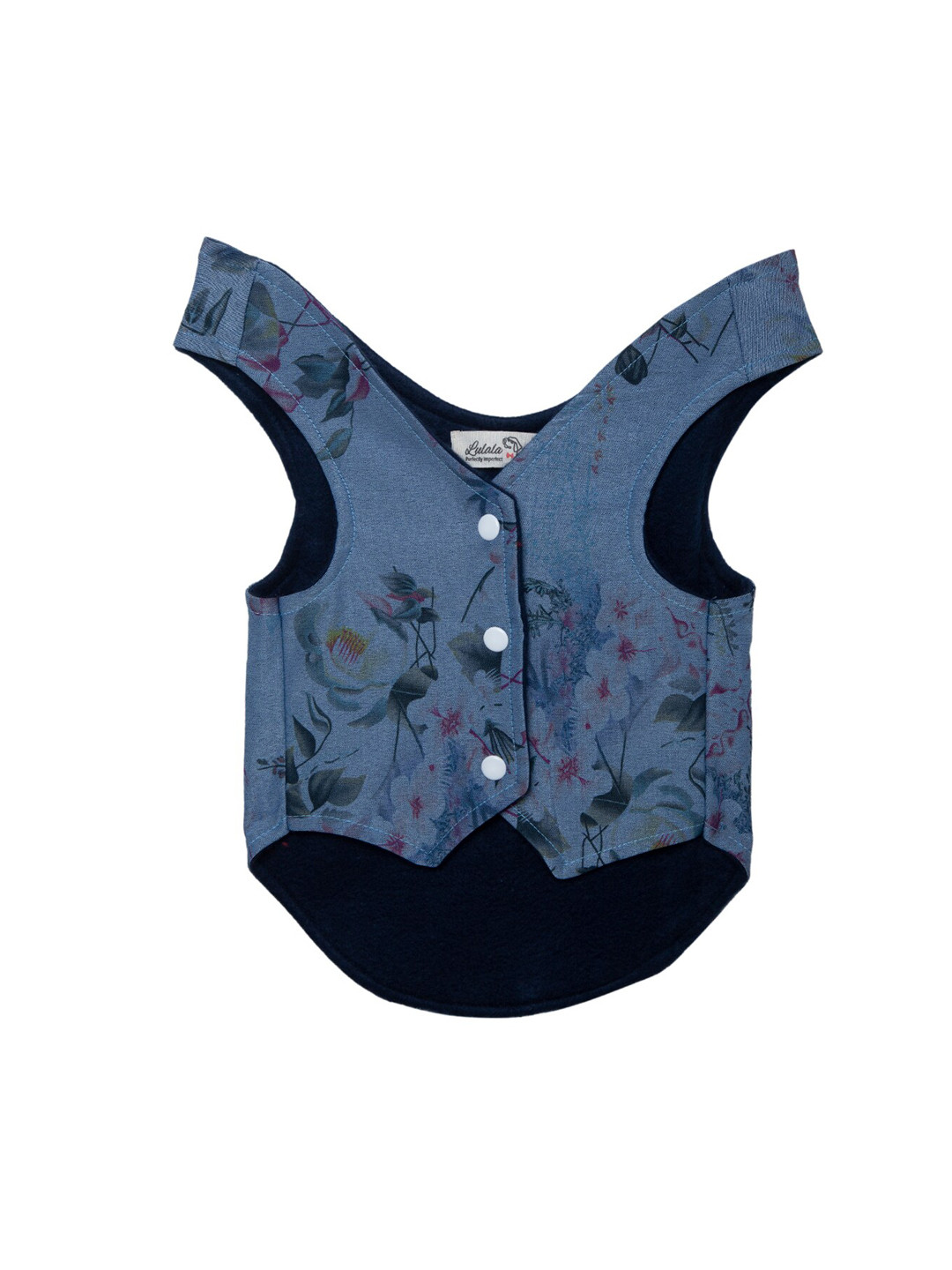 Lulala Blue Fleece Dog Jacket