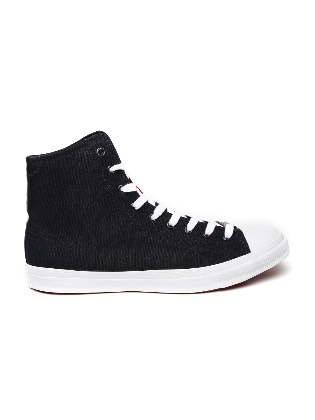 Buy Superdry Men Navy Solid High Top Sneakers Casual for 1629730 | Myntra