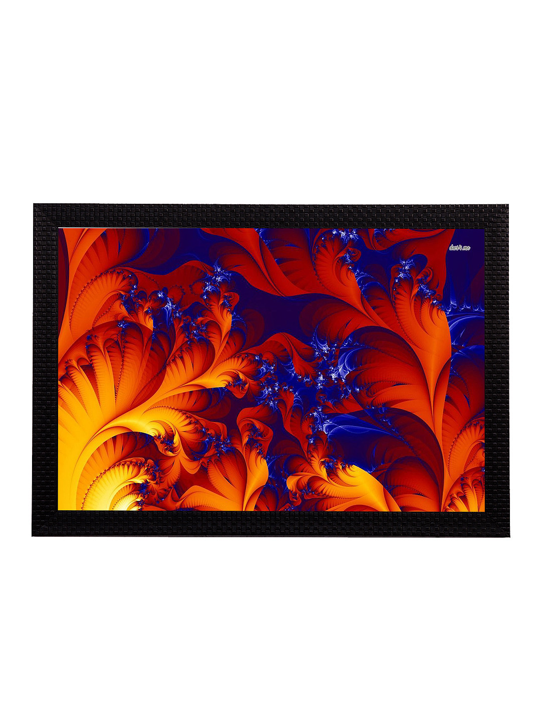 eCraftIndia Floral Paper Wall Rectangle Paintings Wall Art -20x14In