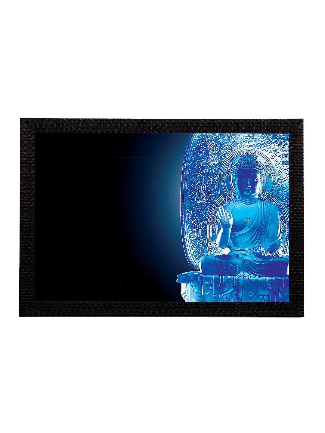 eCraftIndia Synthetic Wood Wall Rectangle Paintings Wall Art -14 x 20 In