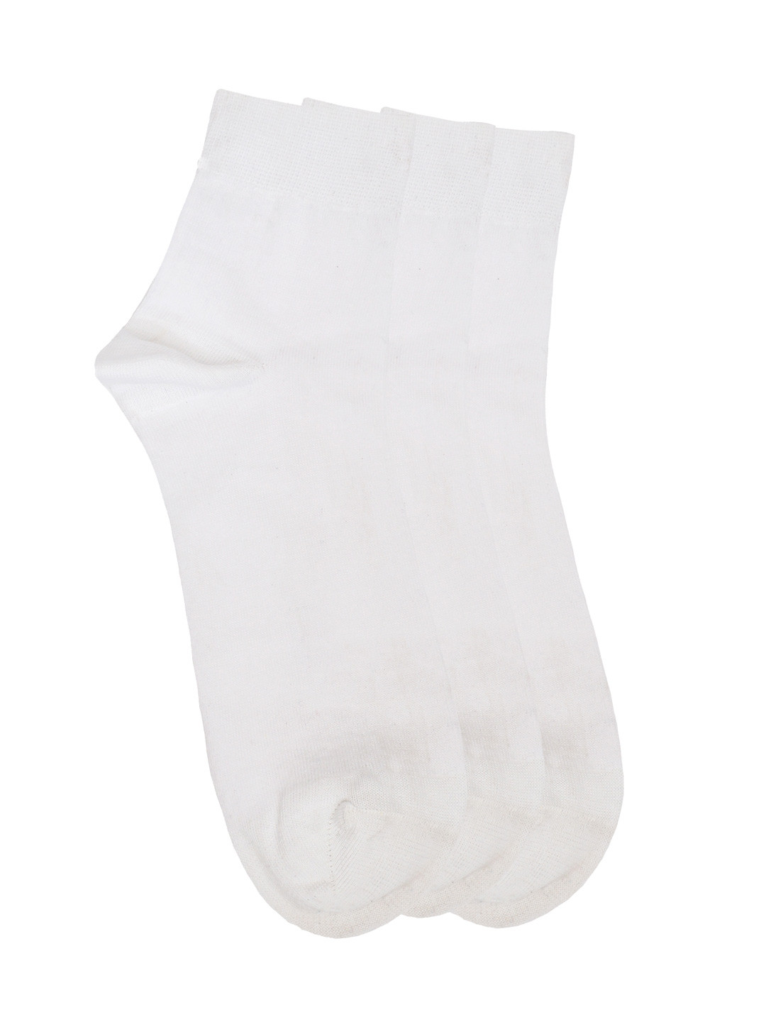 MARC Men Set of 3 White Ankle-Length Socks