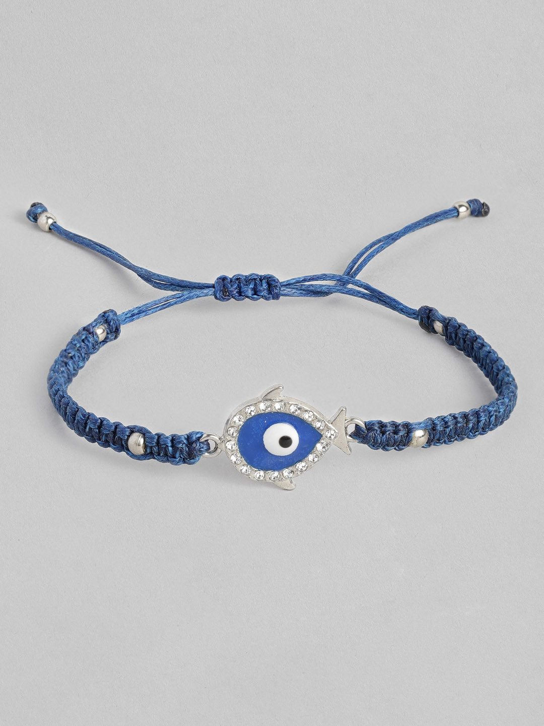 EL REGALO Unisex Blue Charm Evil Eye Bracelet