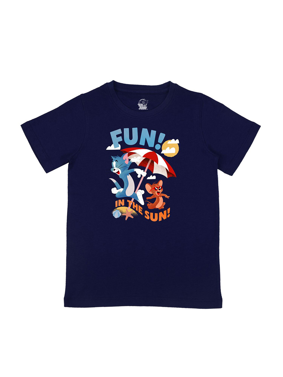 Tom & Jerry by Wear Your Mind Boys Navy Blue T-shirt