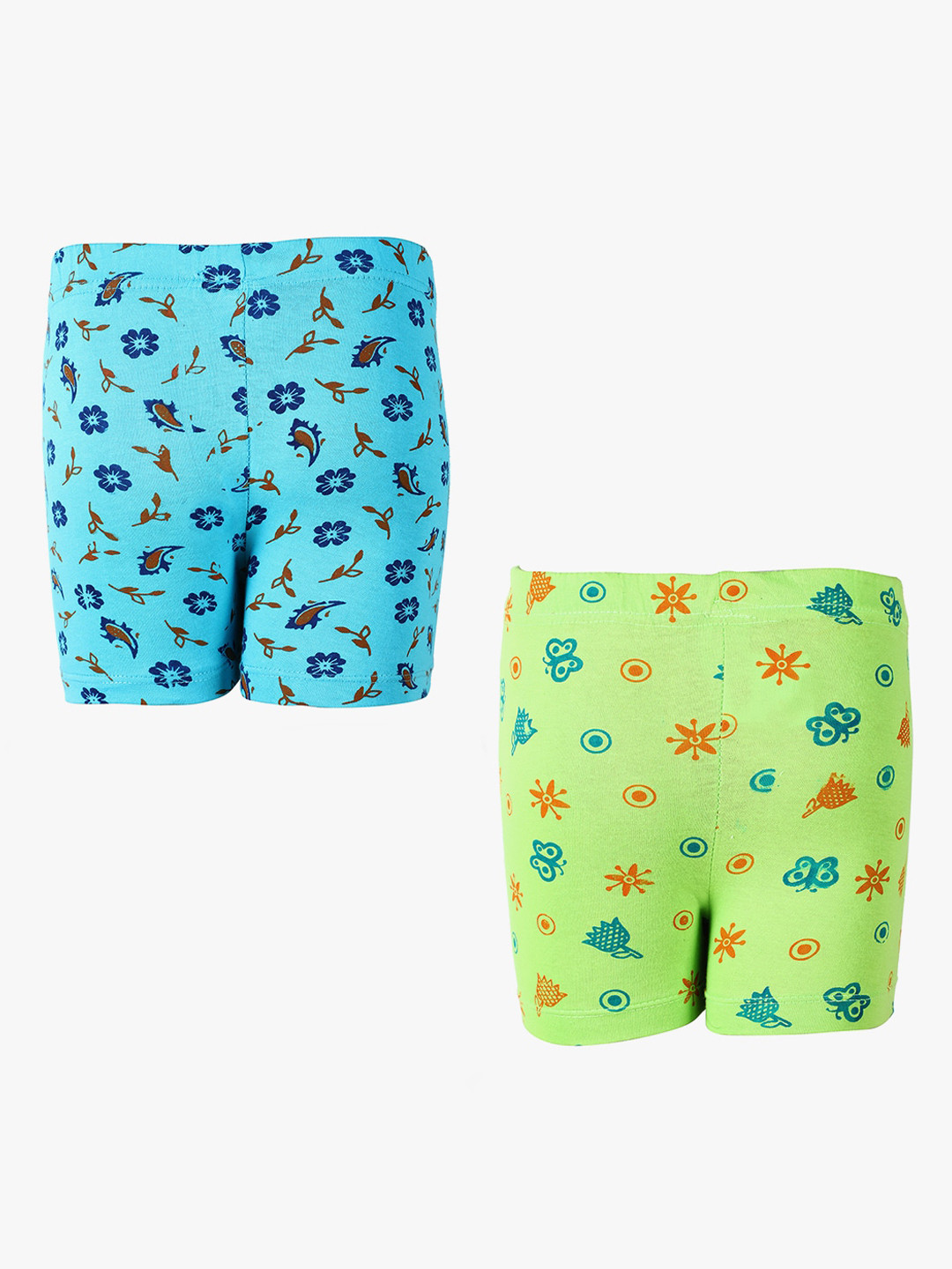 SAVAGE Girls Multicoloured Printed Regular Shorts