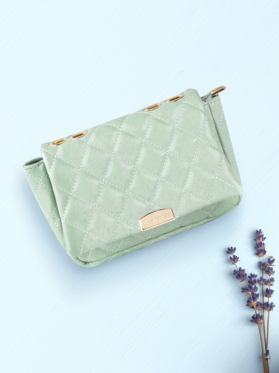 Lino Perros Green Quilted Shoulder Bag