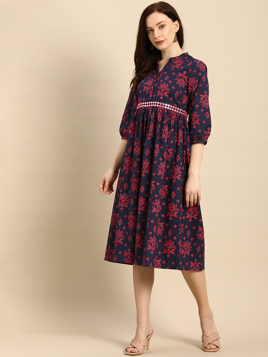 Routes by All About You Floral Fit And Flare Maxi Dress