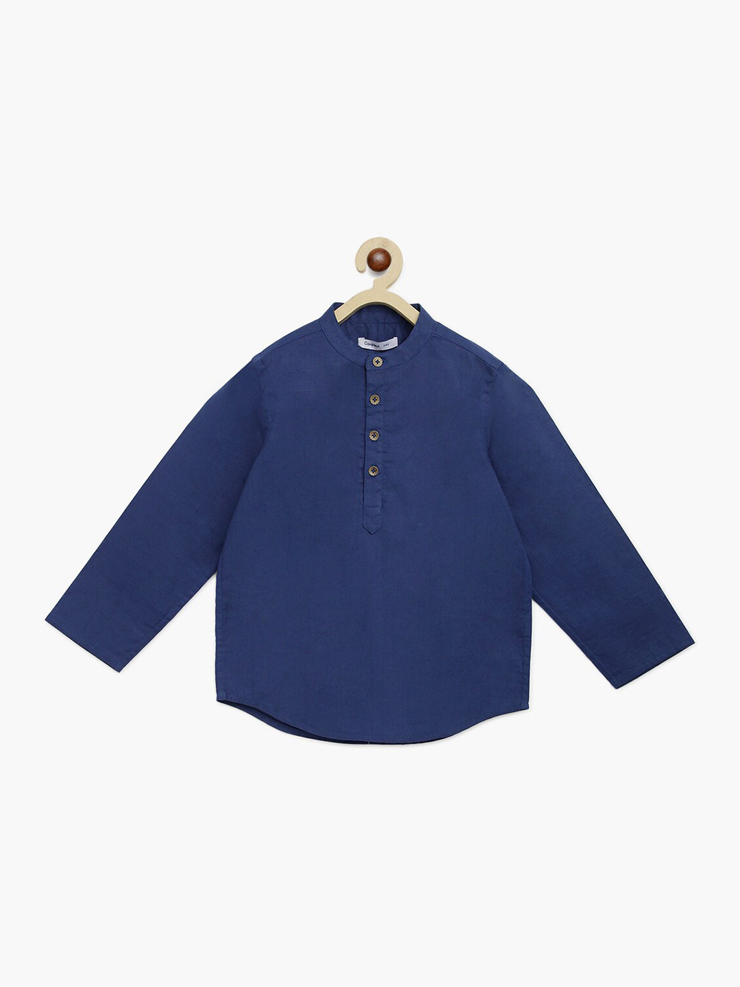 Campana Boys Blue Casual Cotton Shirt