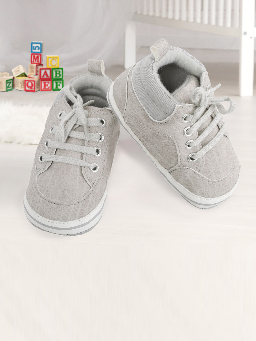 Baby Moo Kids Grey Sneakers