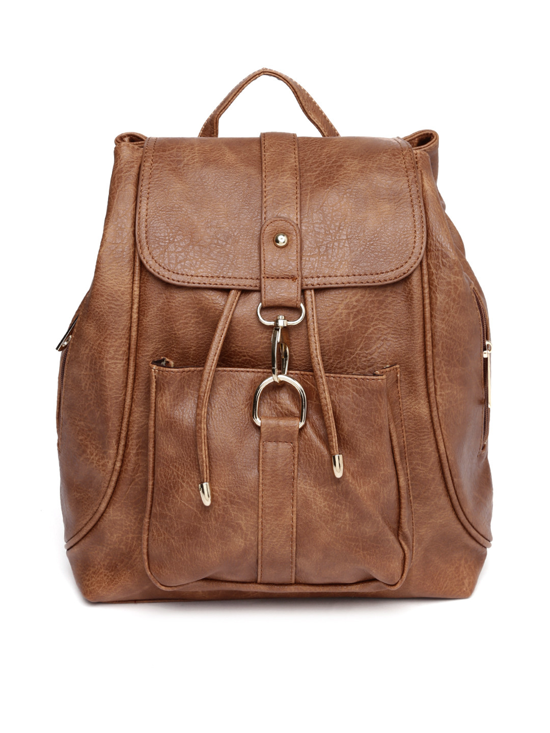OFF on DressBerry Women Brown Backpack 