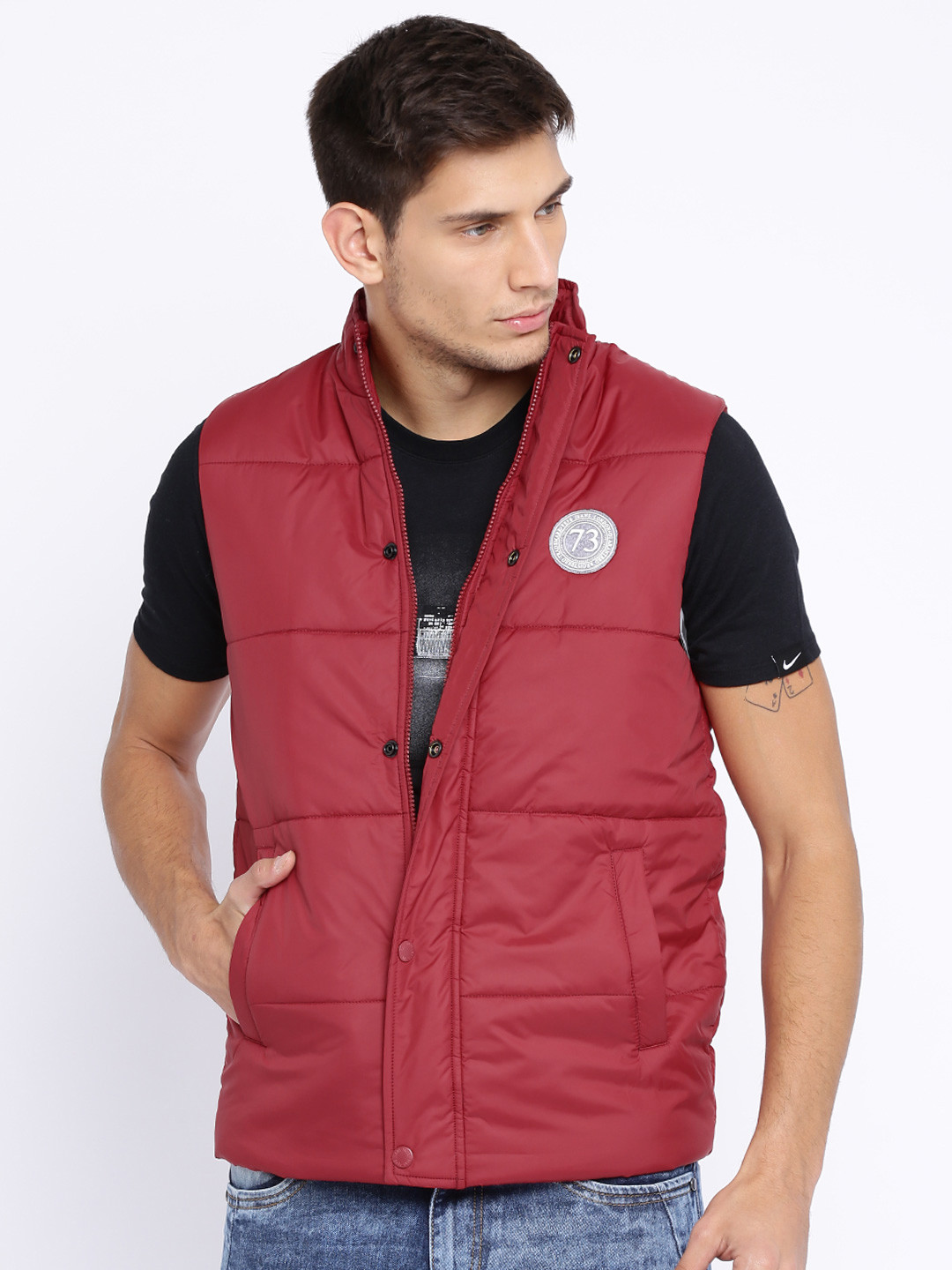 pepe sleeveless jacket