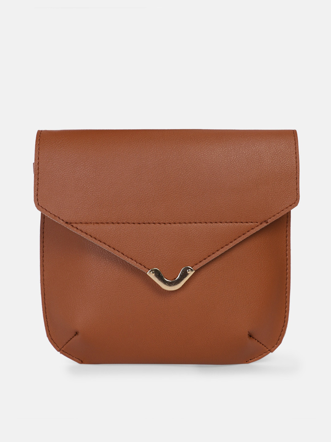 Bagsy Malone Brown Structured Sling Bag