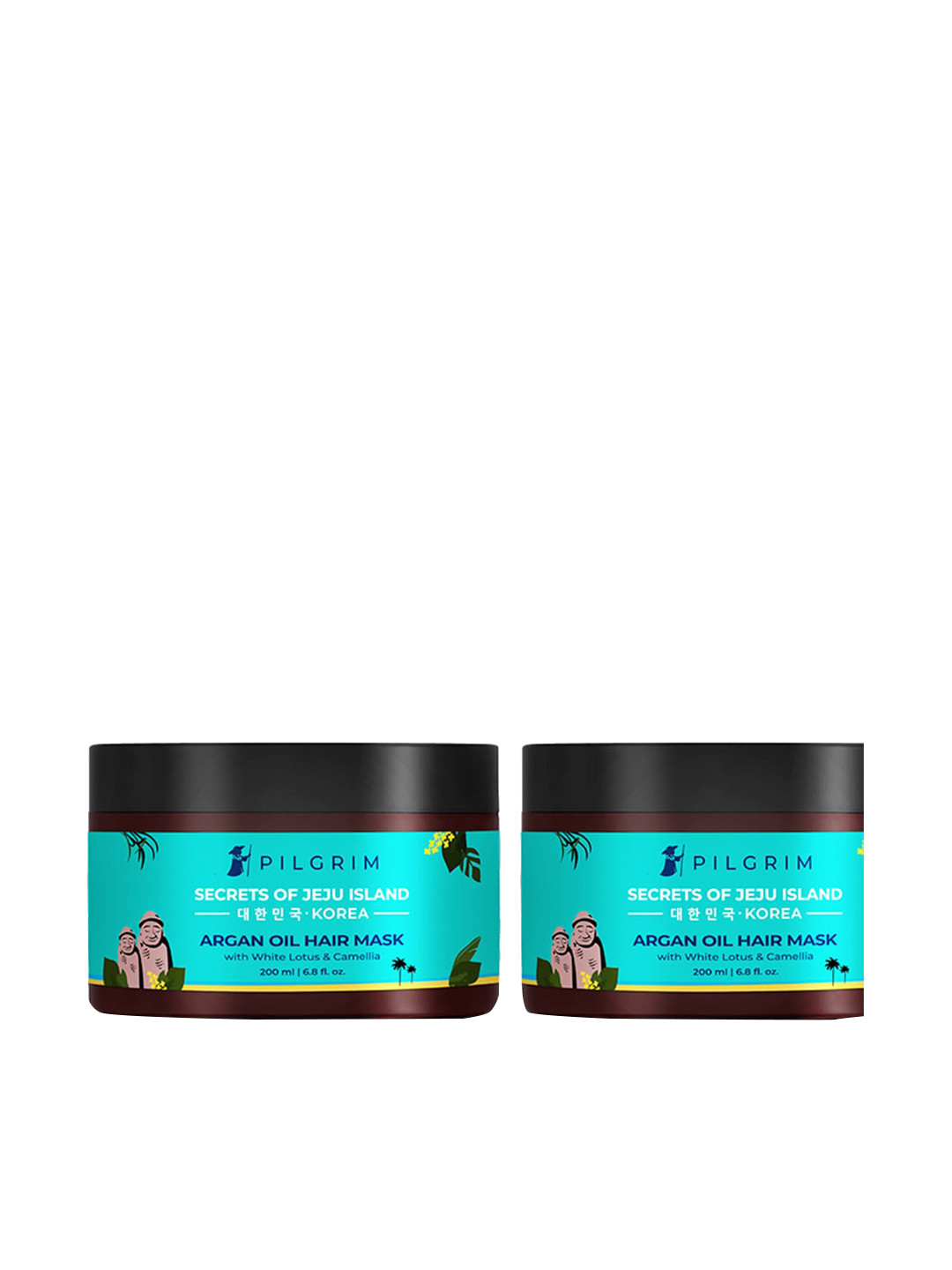 Pilgrim Set of 2 Argan Oil Hair Mask For Frizz Control