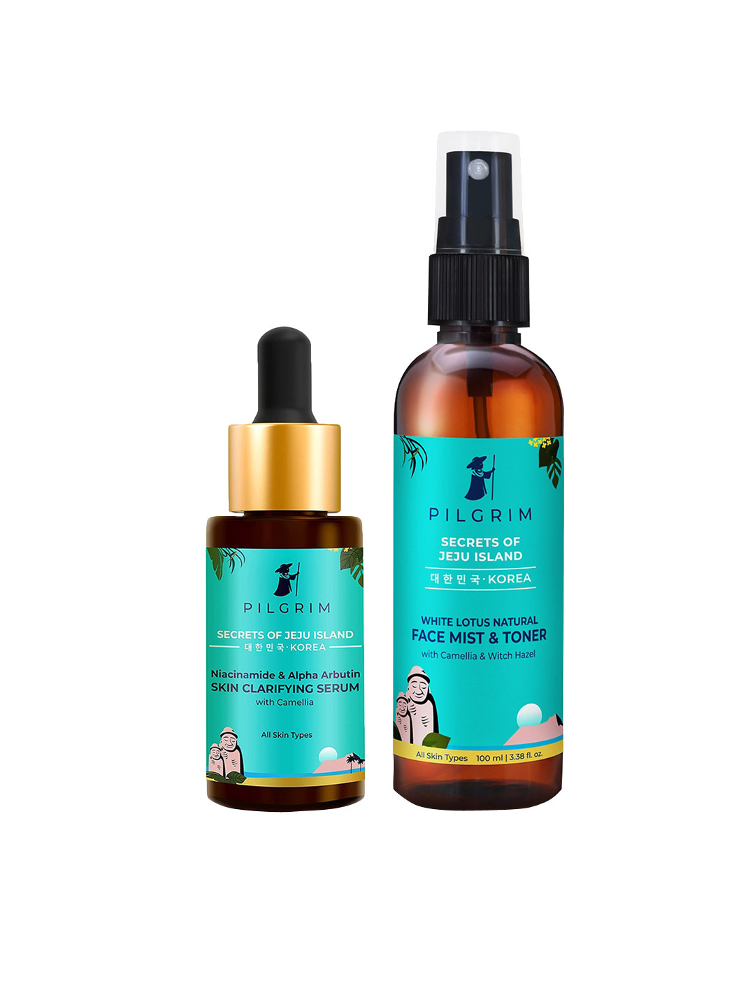 Pilgrim Blemish-Free Skin Hydrating Combo - Reduces Acne Scars & Pits