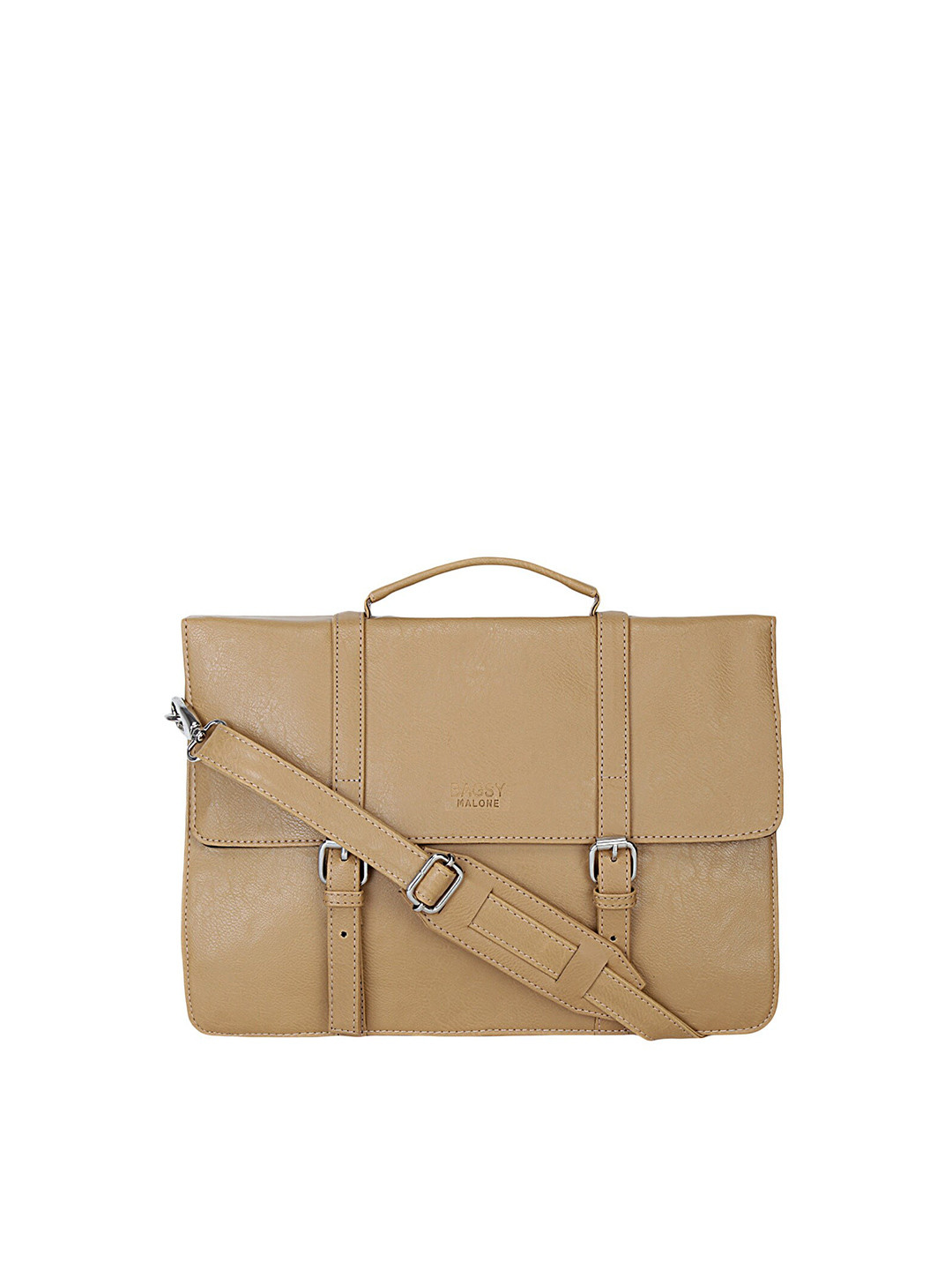 Bagsy Malone Unisex Brown Solid Laptop Bag