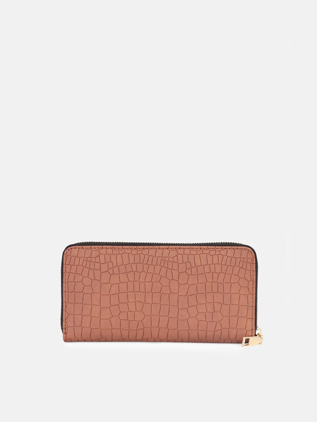 Bagsy Malone Woman Peach-Coloured Textured Purse Clutch