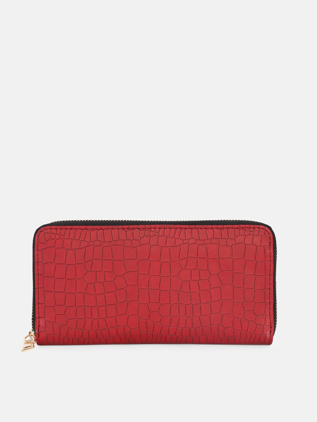 Bagsy Malone Red Textured Purse Clutch