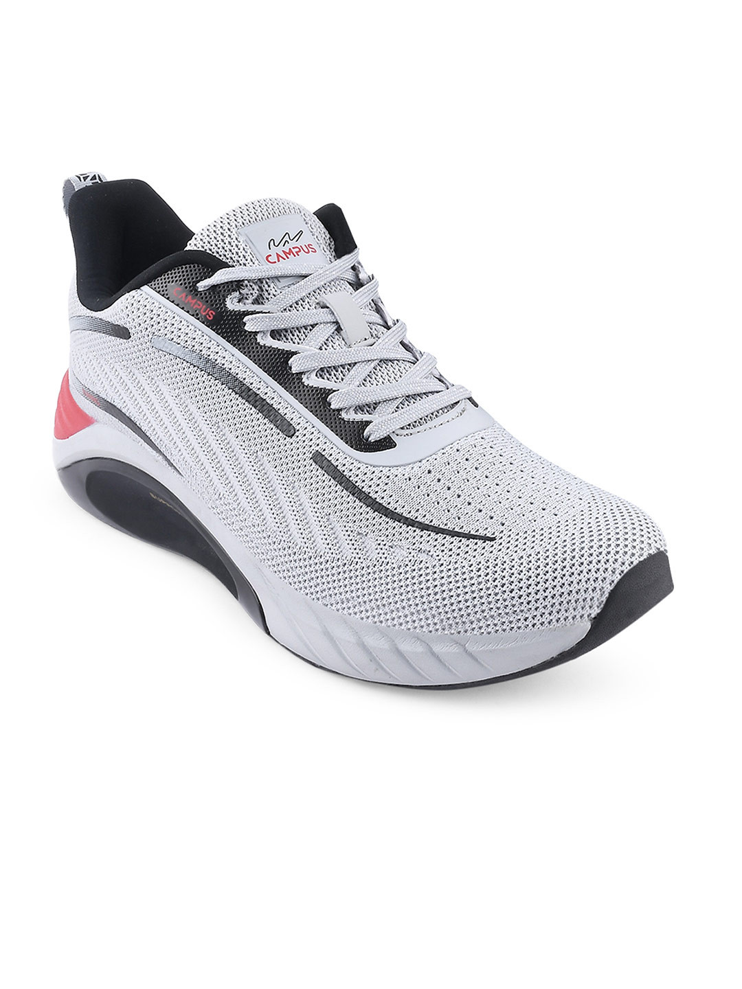 Campus Men ABACUS Grey & Red 6G-221 Running Shoes