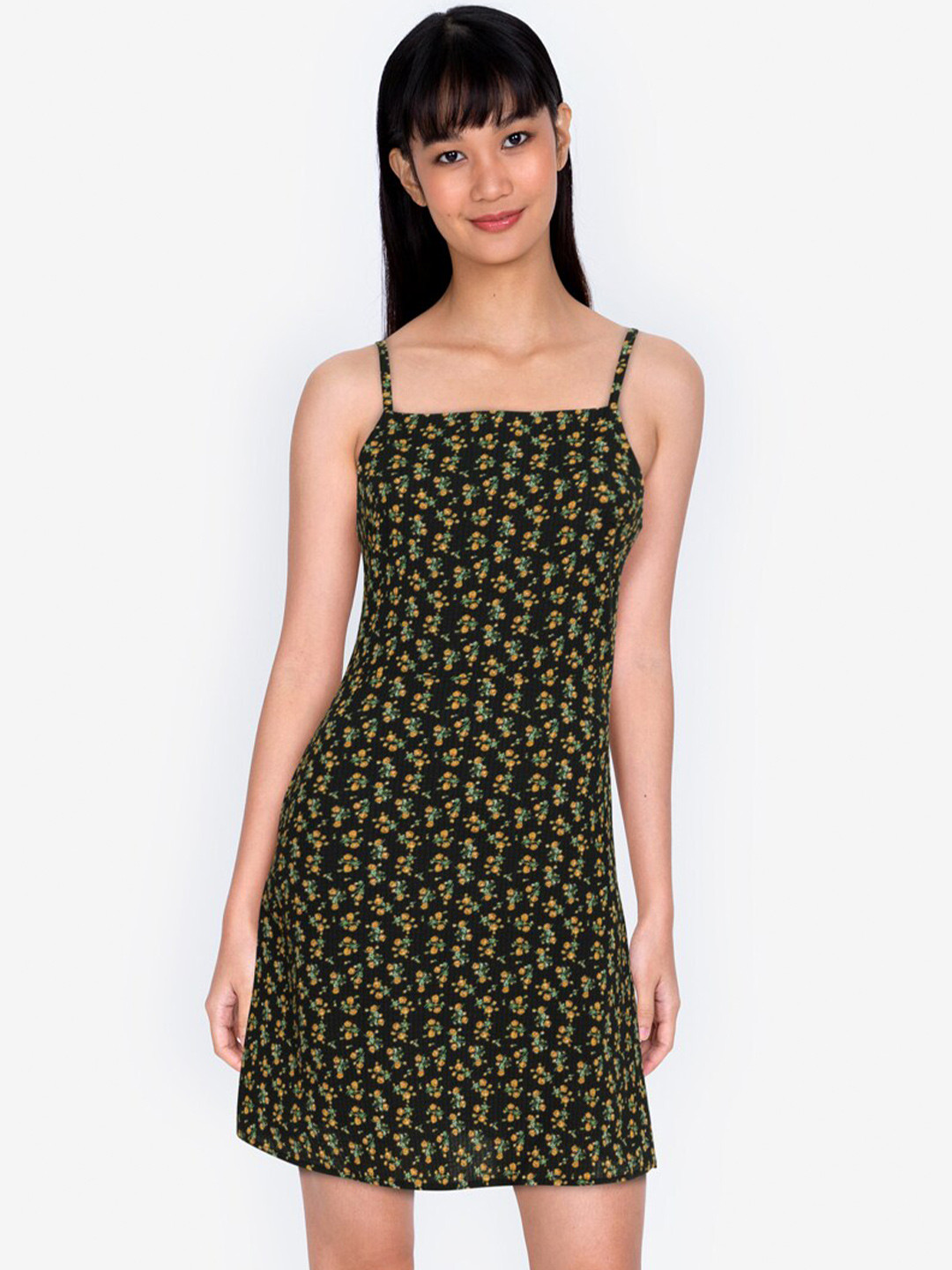 ZALORA BASICS Multicoloured A-Line Dress