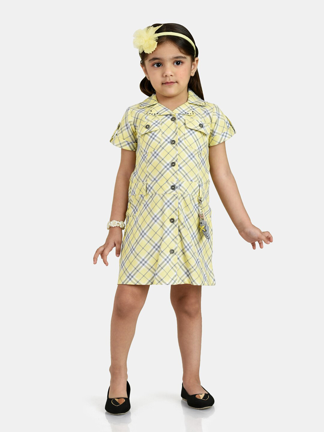 Peppermint Yellow Shirt Dress