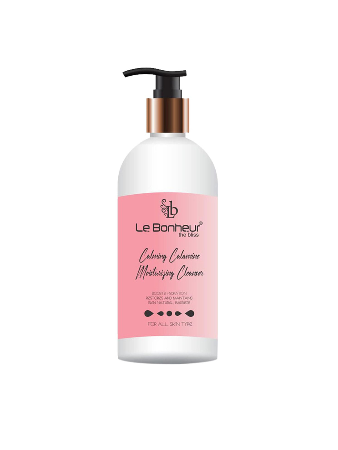 Le Bonheur Unisex Pink Calming Calamine Moisturizing Cleanser