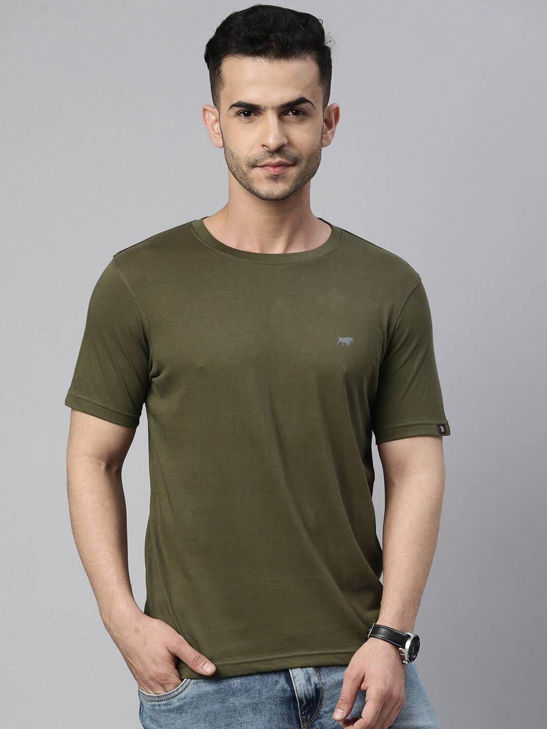 Bushirt Men Green T-shirt