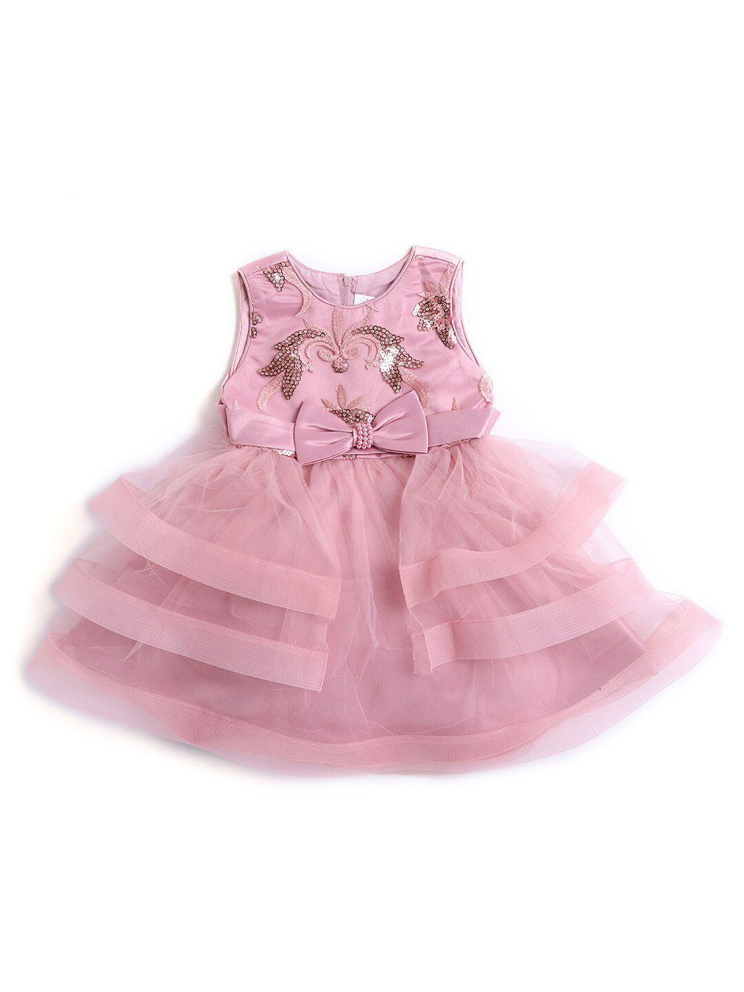 Hopscotch Pink Embellished Dress