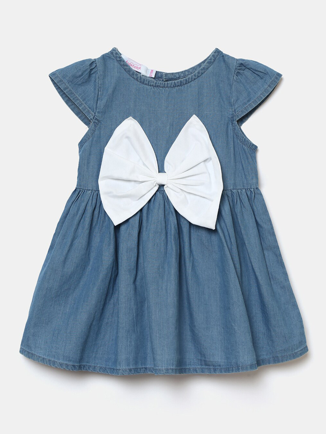 Hopscotch Blue Bow Dress