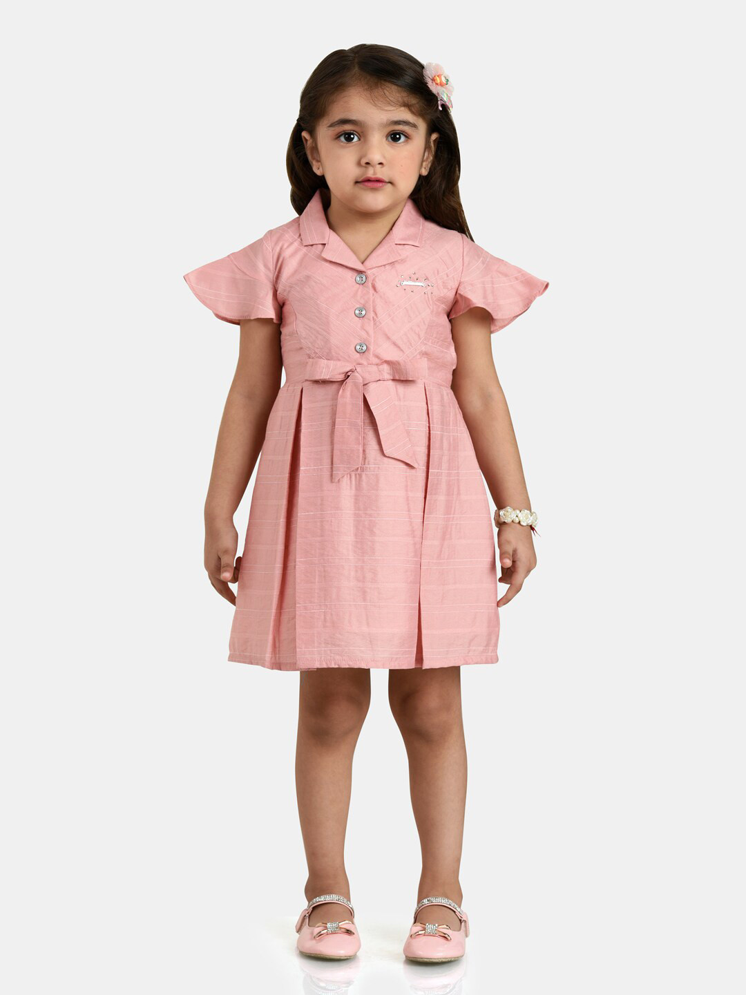 Peppermint Pink Crepe Dress