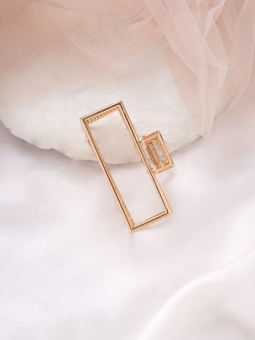 BEWITCHED Women Gold-Toned Alligator Hair Clip