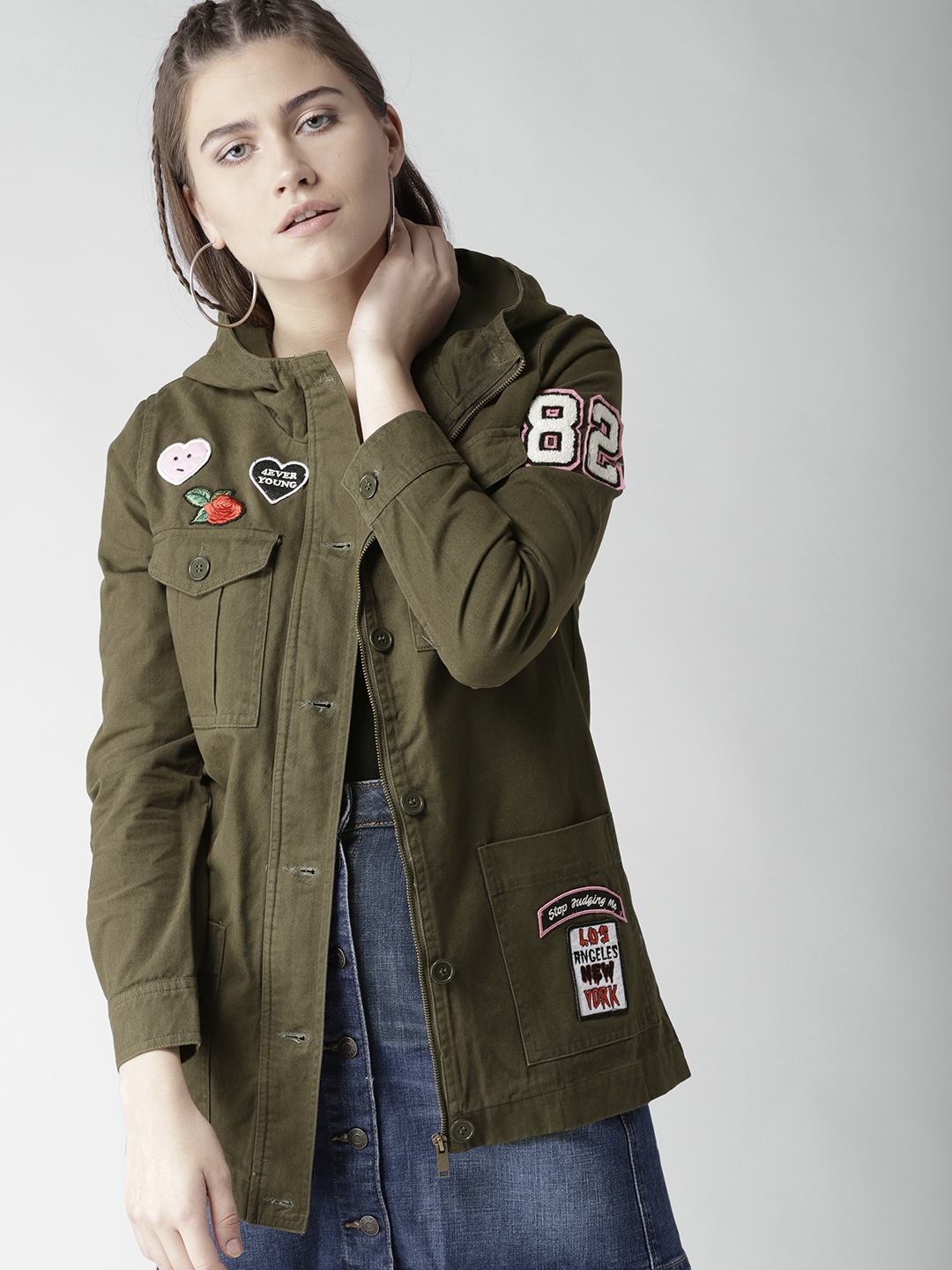 Army jacket outlet forever 21