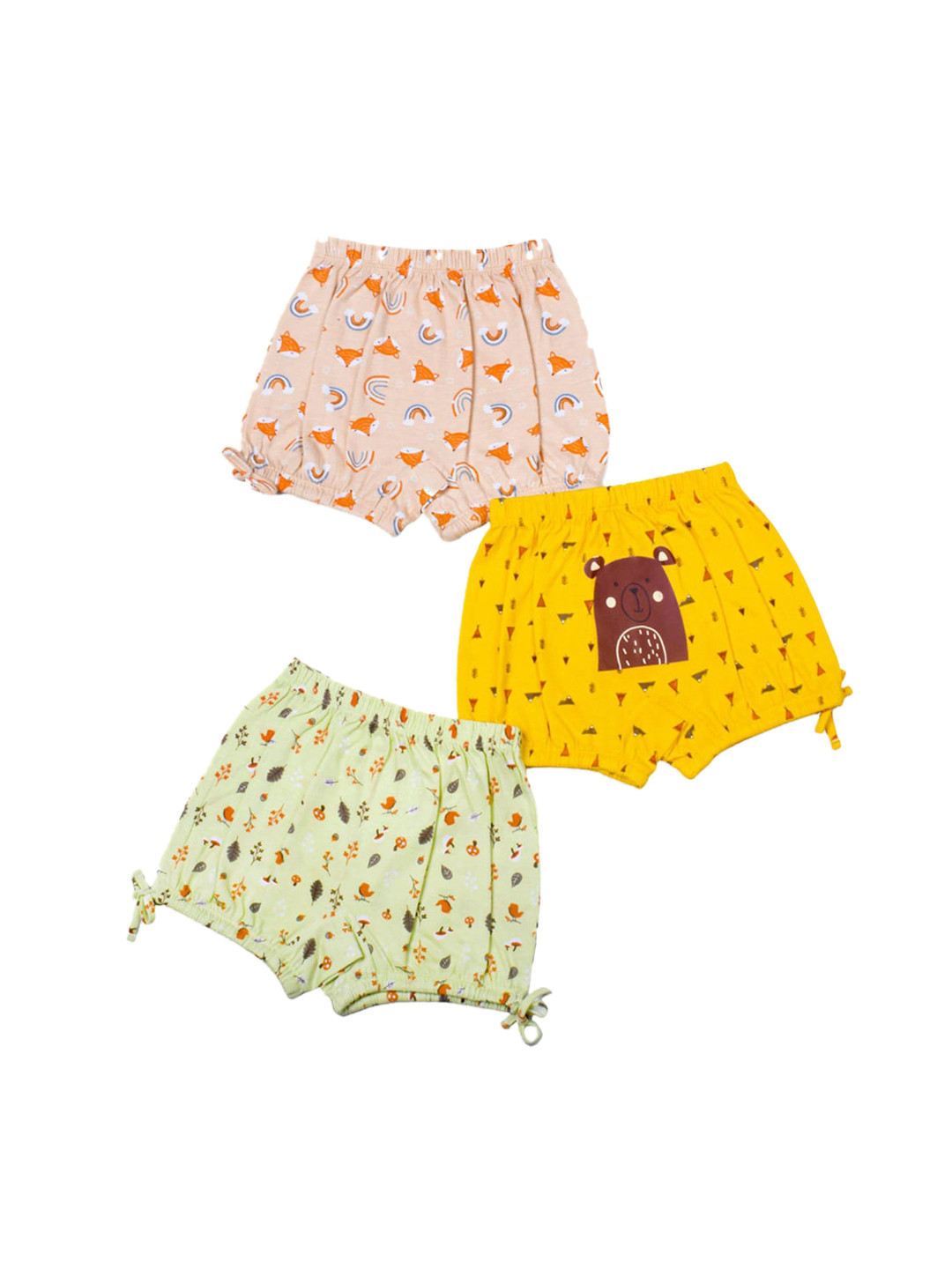 SuperBottoms Kids Pack Of 3 Printed Sustainable Briefs