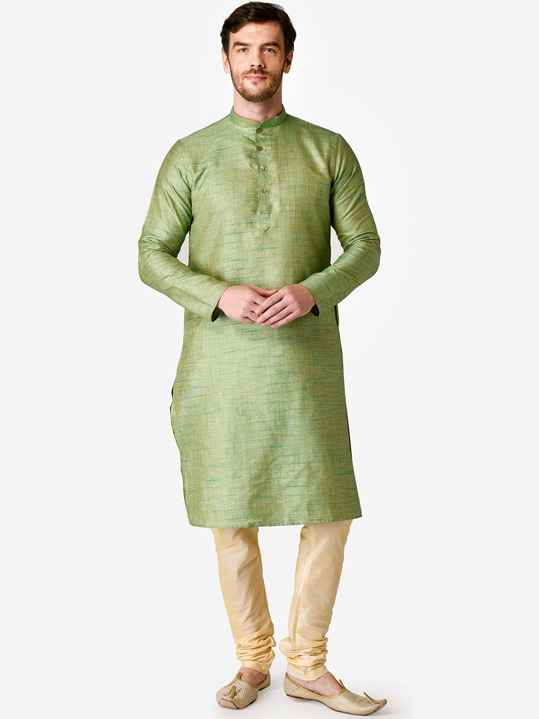 TABARD Men Silk blend Plain Kurta