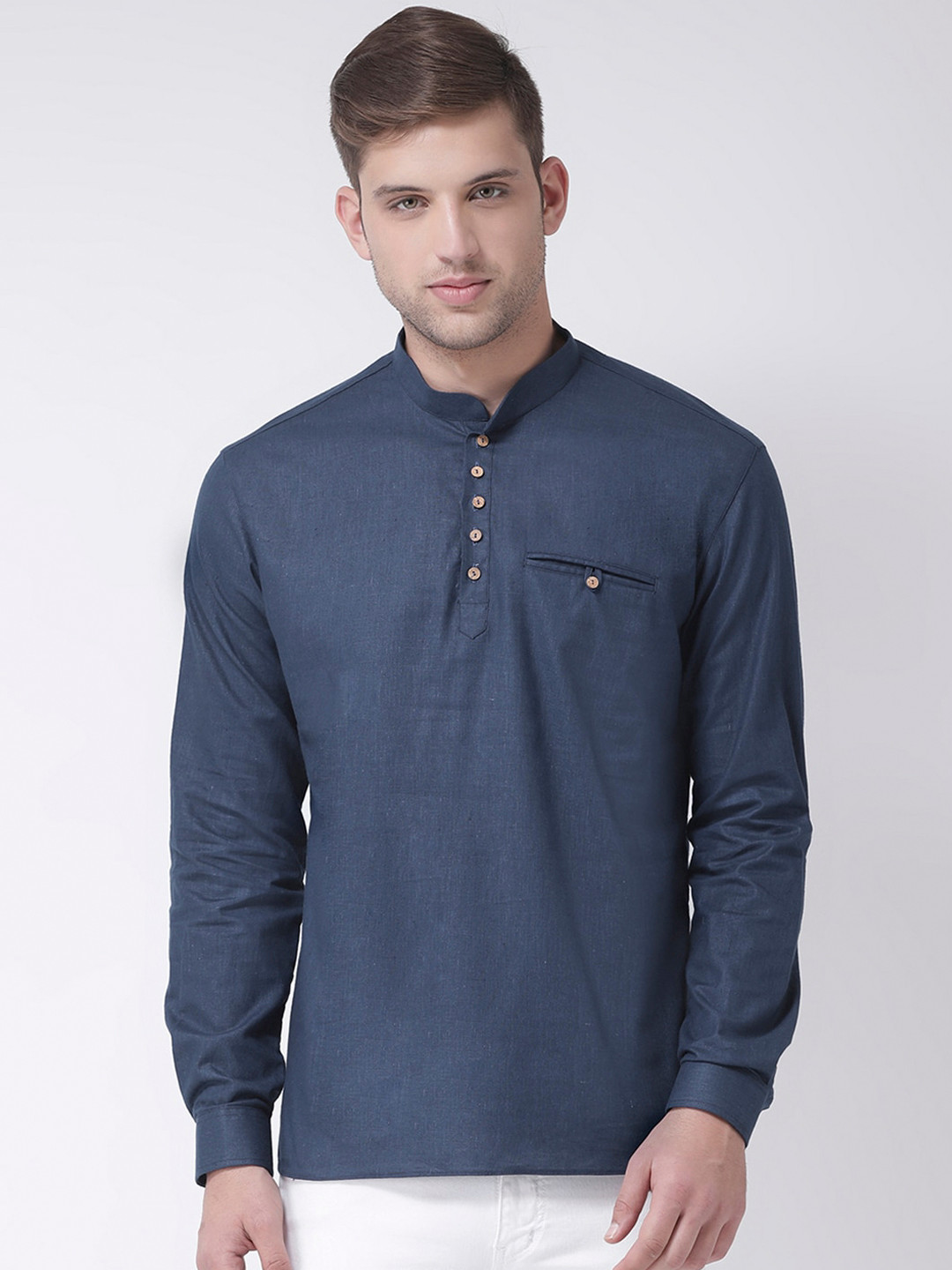 TABARD Men Cotton Plain Kurta