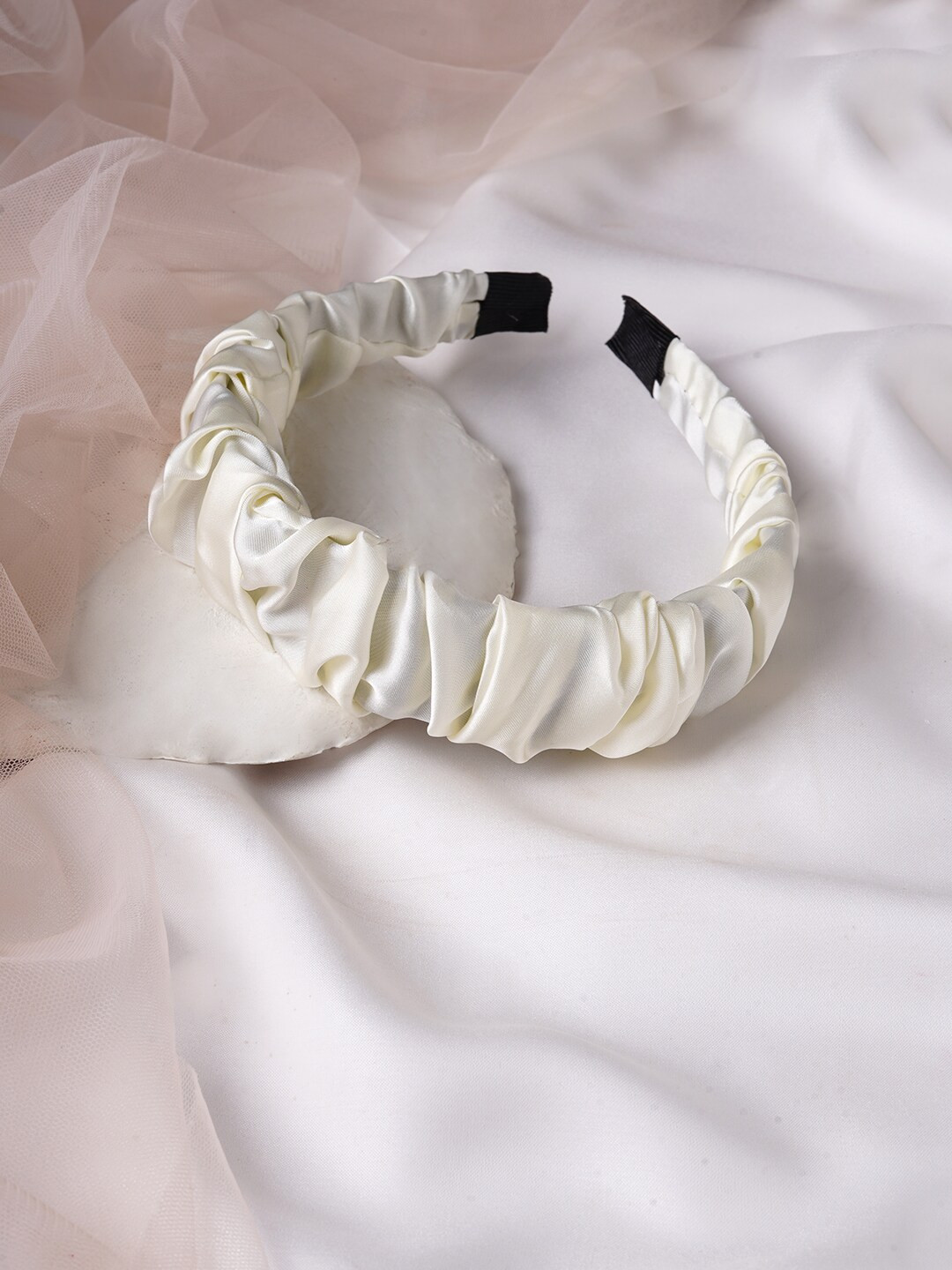 BEWITCHED Women Yellow Lace Hairband