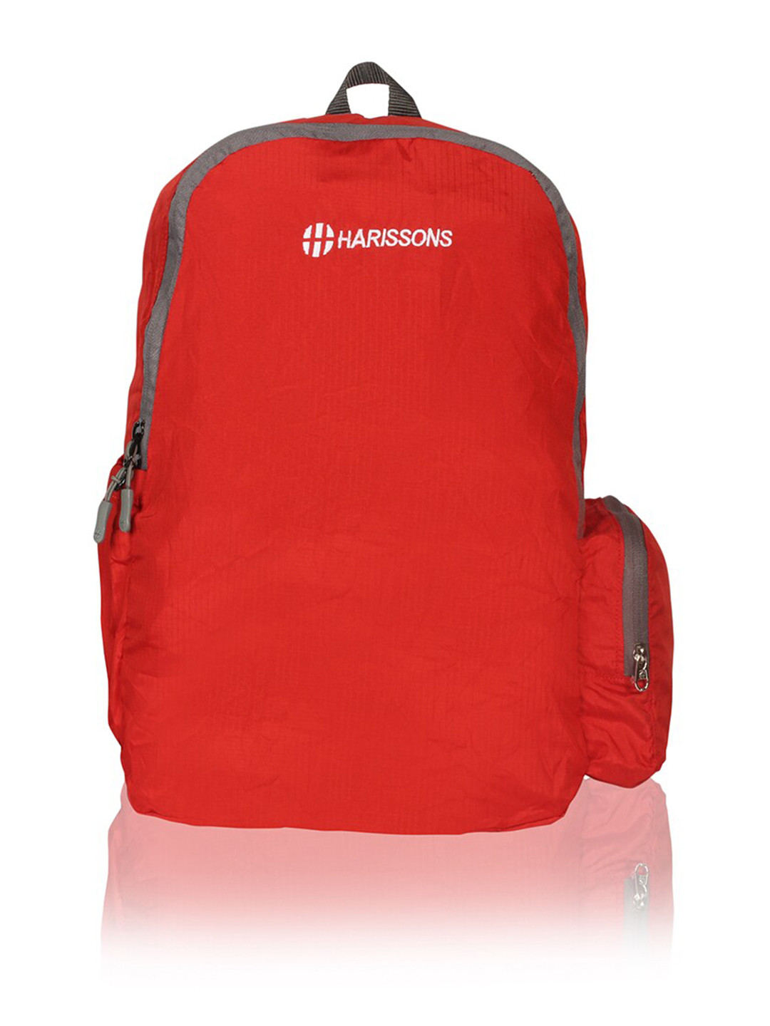 Harissons Unisex Red Solid Backpack